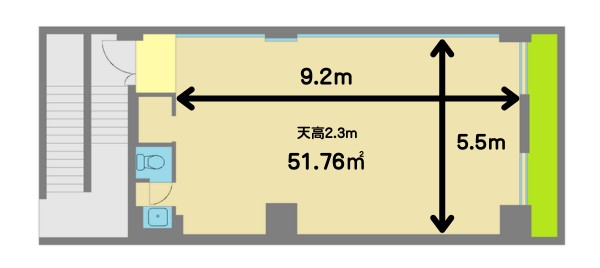 馬場稽古の図面