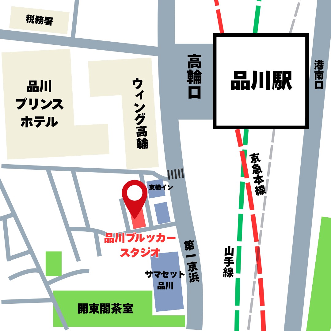 品川ブルッカーの地図